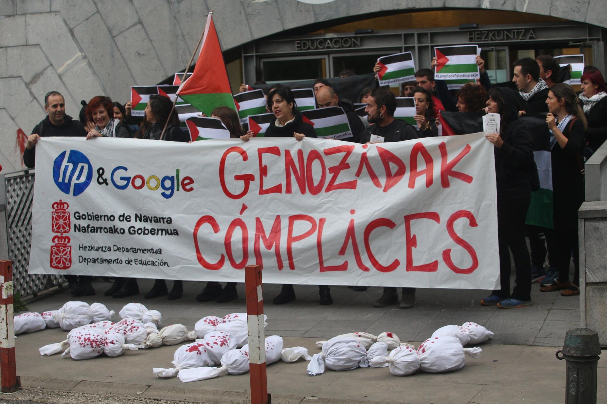 Huelga y paros en solidaridad con Palestina durante este miércoles en Navarra