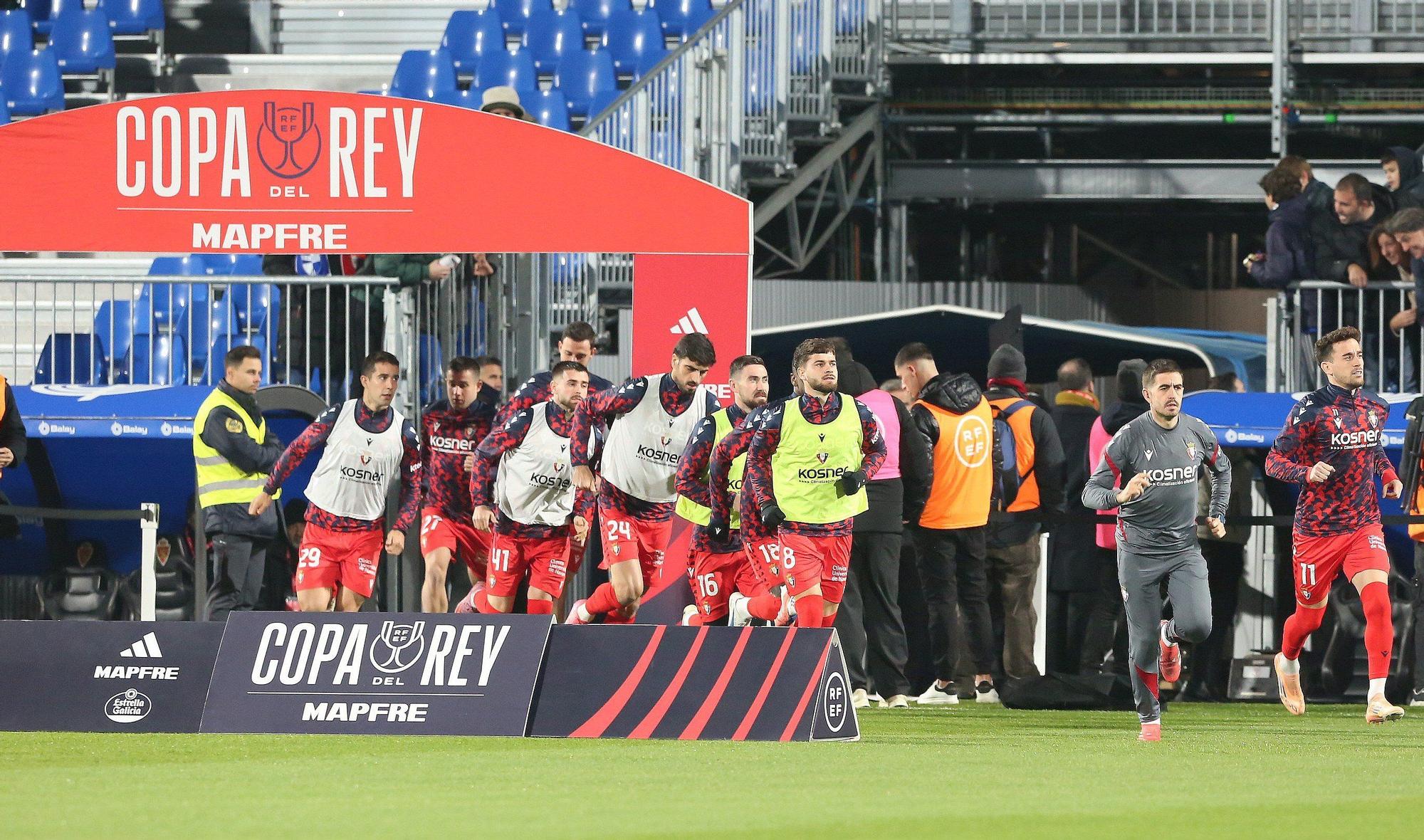 Fotos del CD Ebro - Osasuna en segunda ronda de la Copa del Rey