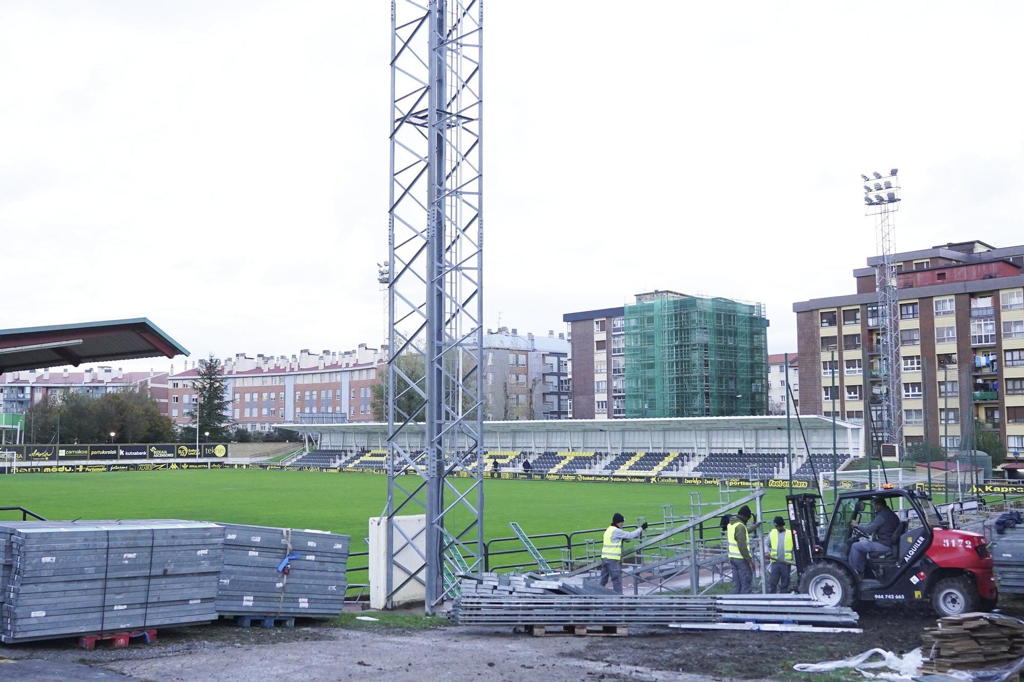 En imágenes: La Florida se prepara para el duelo contra el Alavés