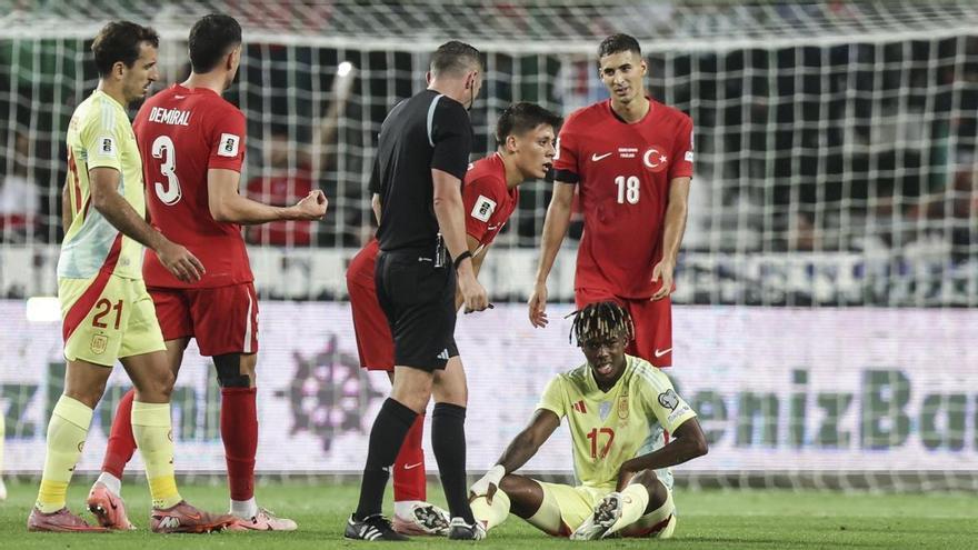 Nico Williams se lesiona con España y es duda contra el Alavés