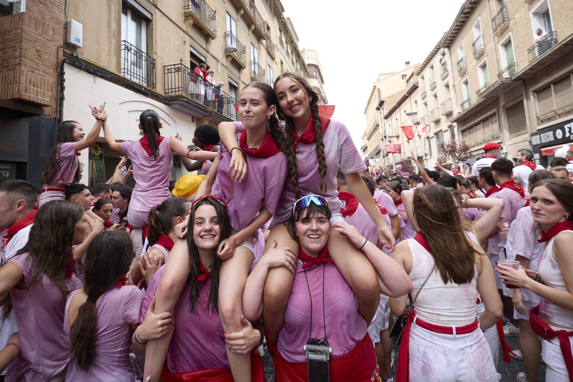 Fotos del cohete de las fiestas de Tudela 2025