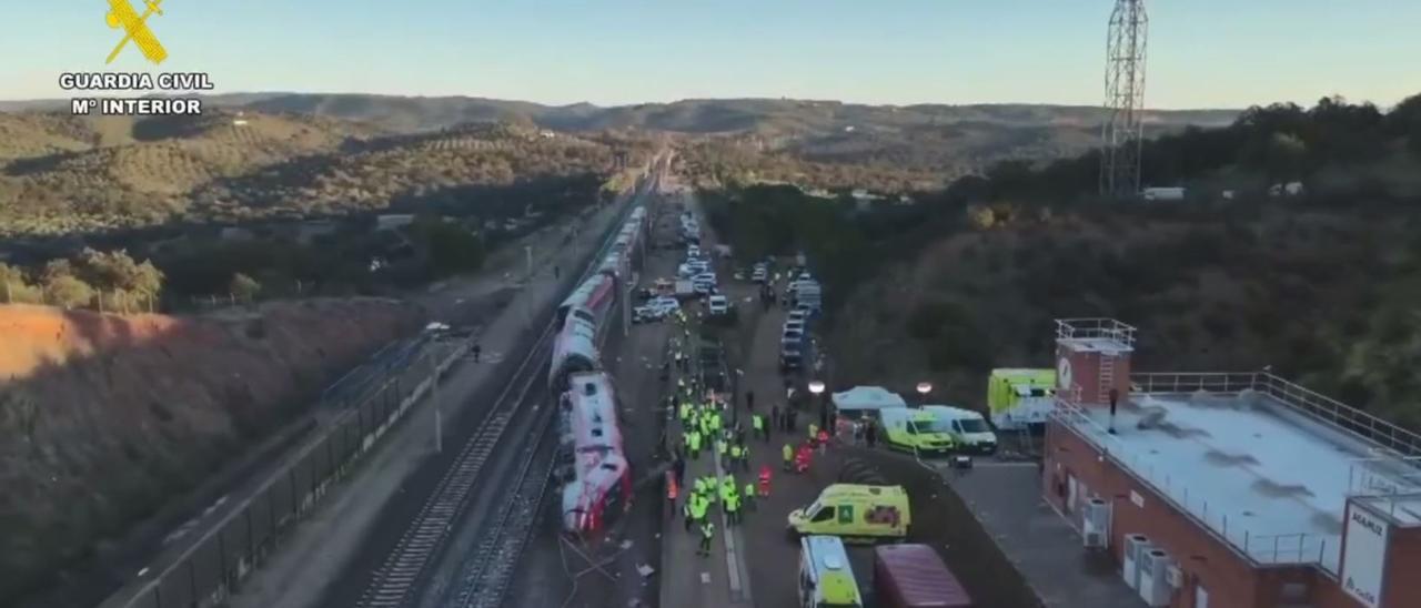 EN VÍDEO | Impactantes imágenes del lugar del accidente en Adamuz