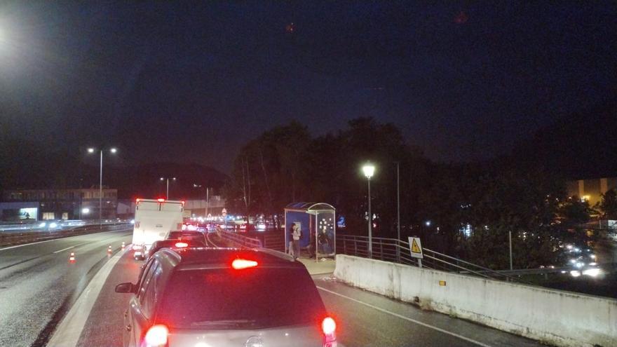 Problemas en las carreteras de Gipuzkoa por la borrasca Benjamin