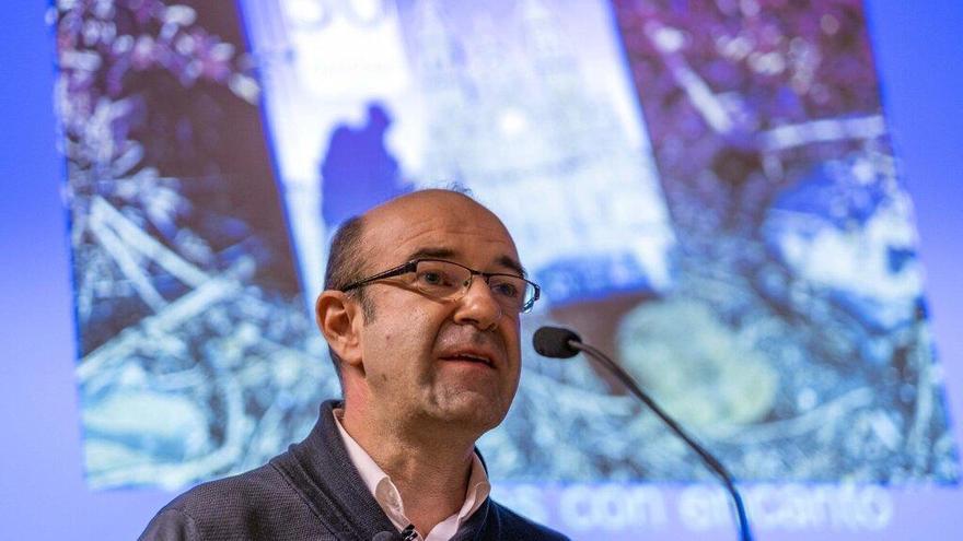 Carlos Menco, durante el acto de presentación de ayer.