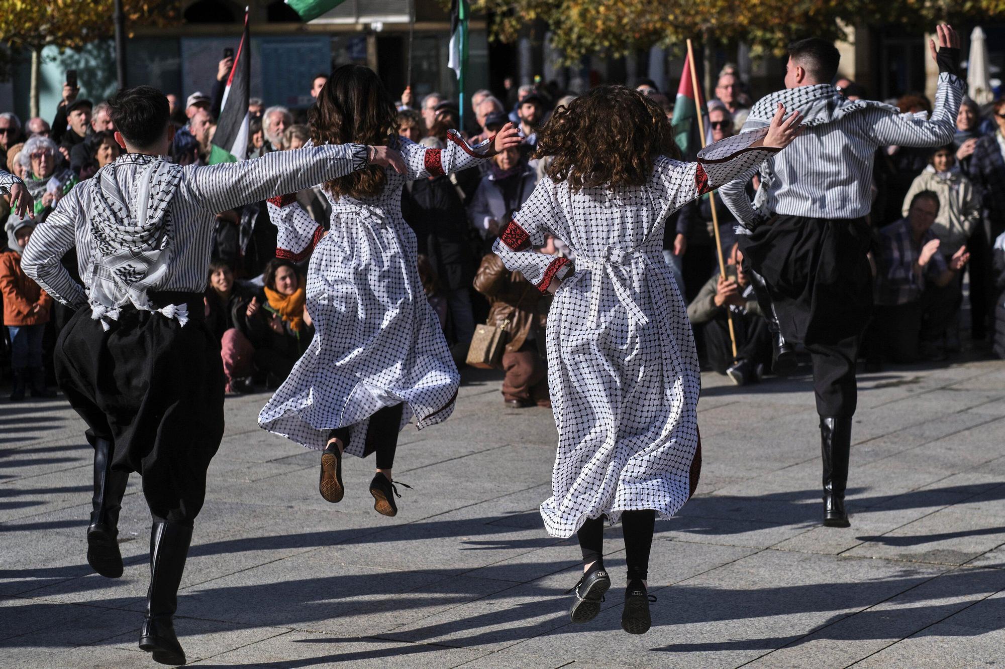 En fotos | Iruña reclama la "ruptura de relaciones con Israel"