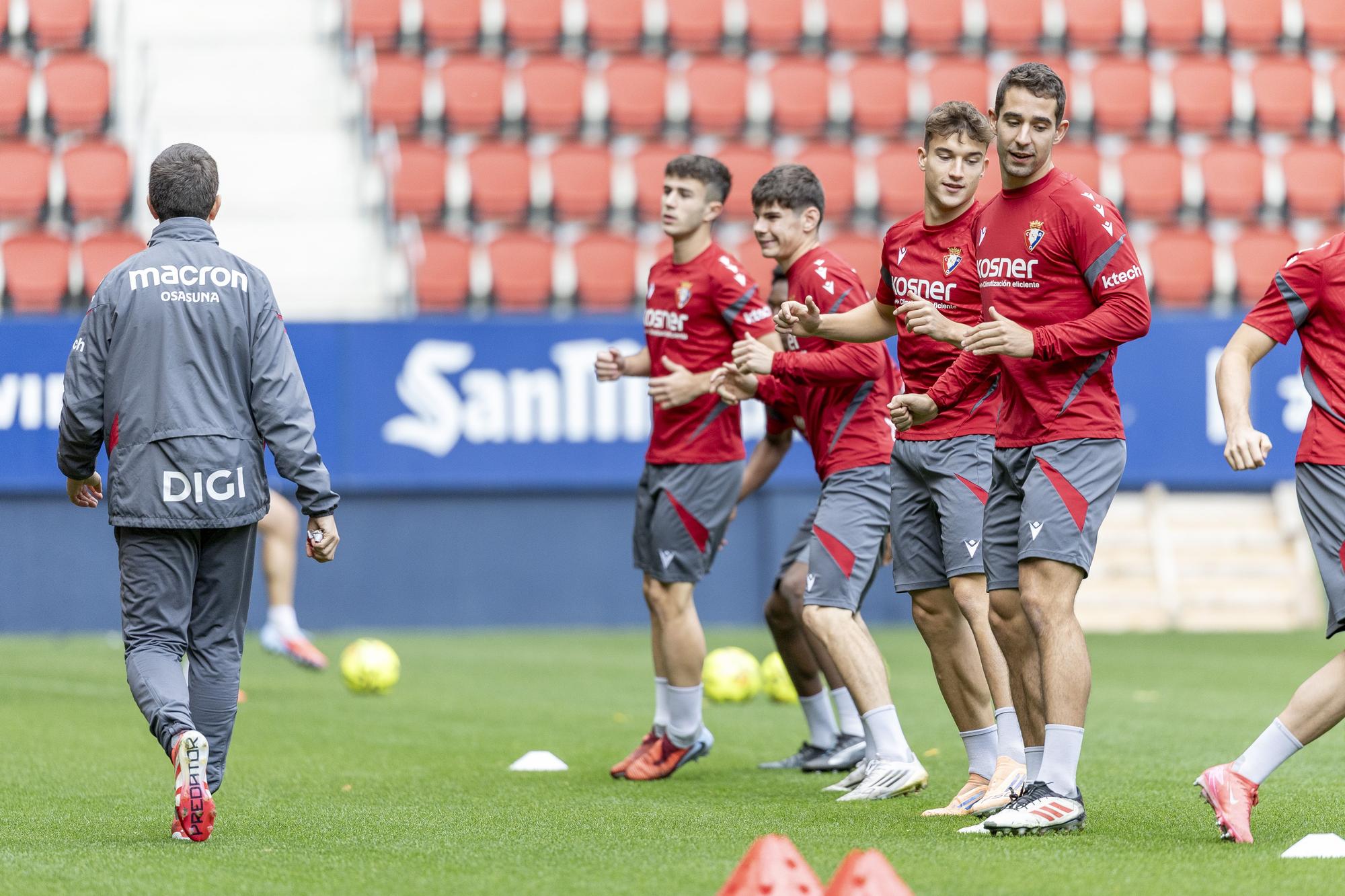 Fotos del entrenamiento de Osasuna de este 6 de noviembre