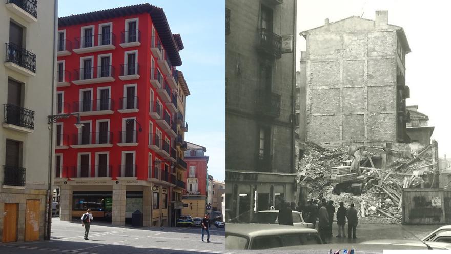 Adiós Pamplona: derribo de casa Seminario, 1977