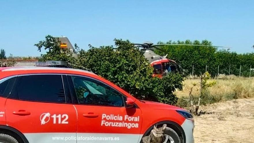 Herido grave un vecino de 83 años en Villafranca en un accidente con una mula mecánica