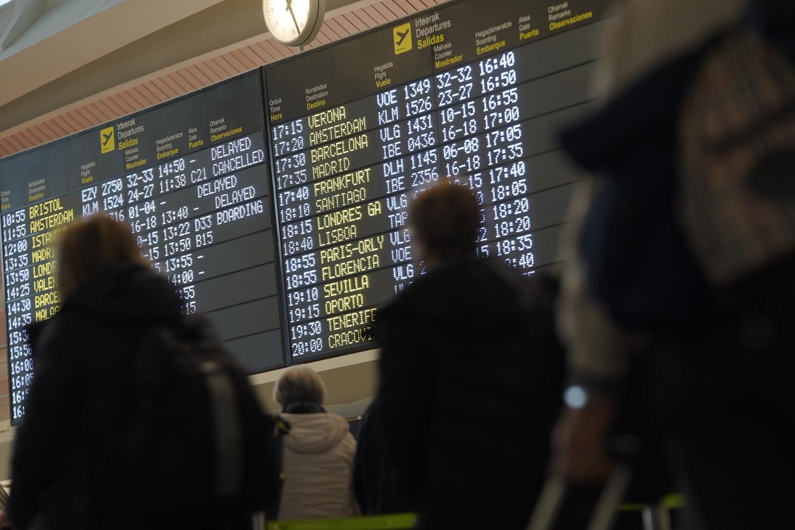 Consecuencias de las fuertes rachas de viento en Bizkaia