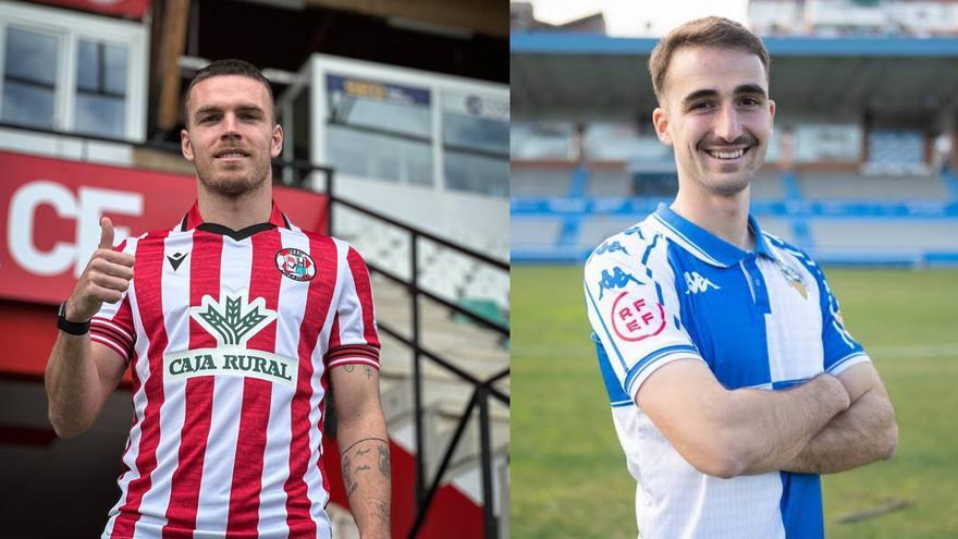 Los exjugadores de Osasuna Diego Moreno y Eneko Aguilar se e