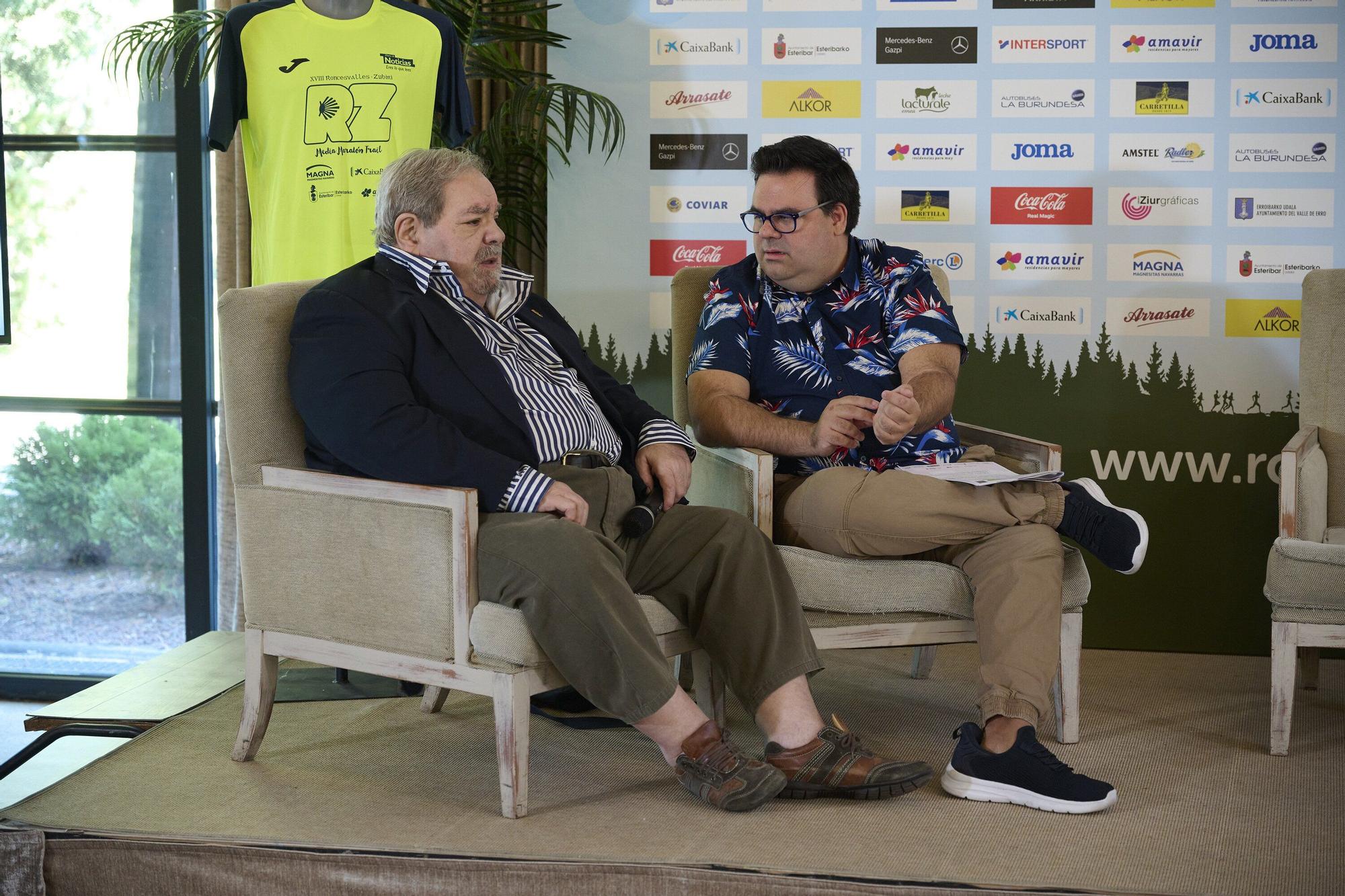 Fotos de la presentación de la XVIII Roncesvalles Zubiri