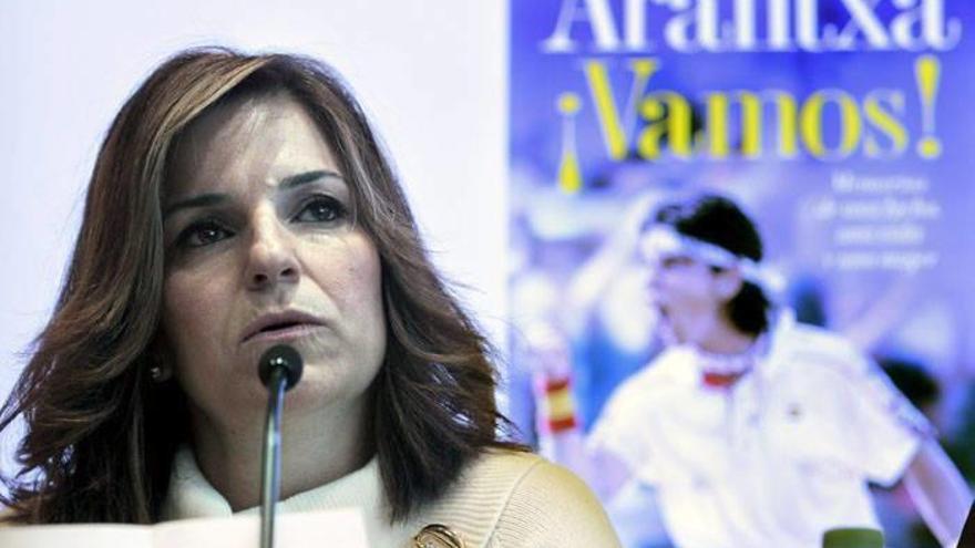Arantxa Sánchez Vicario, durante la presentación de su libro.