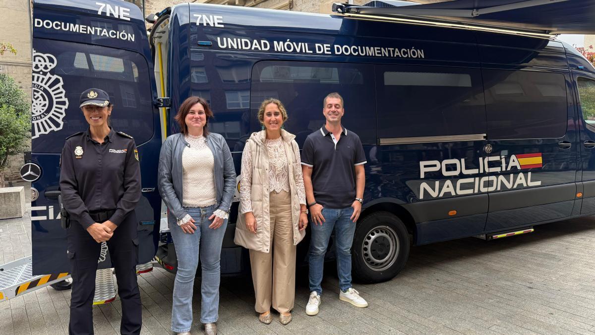 La unidad móvil VIDOC en Amurrio