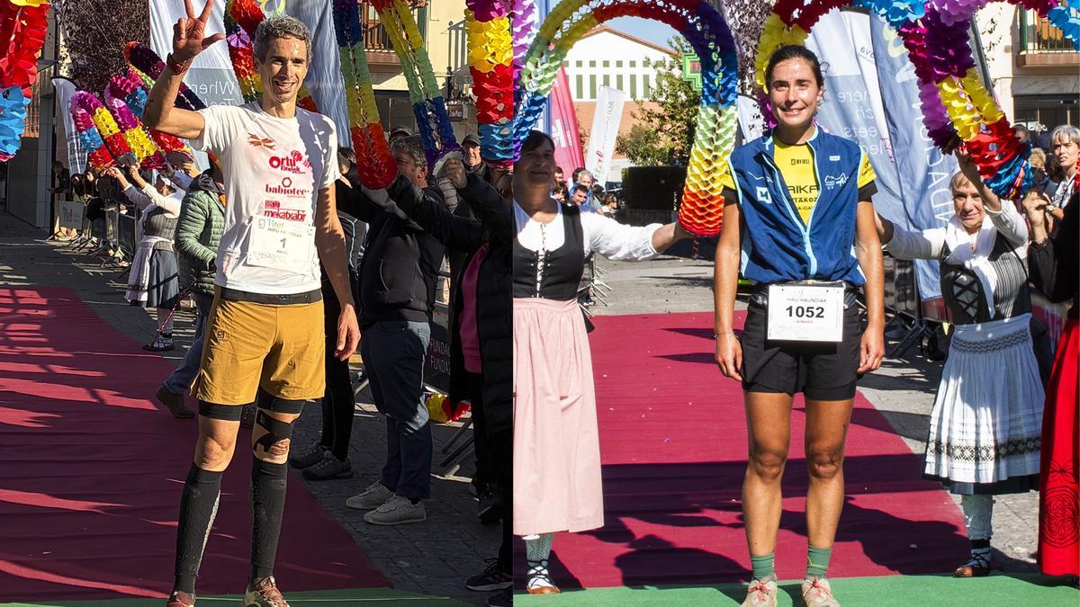 Julen Martínez de Estibariz y Ainara Arkarazo reinan en la Hiru Haundiak