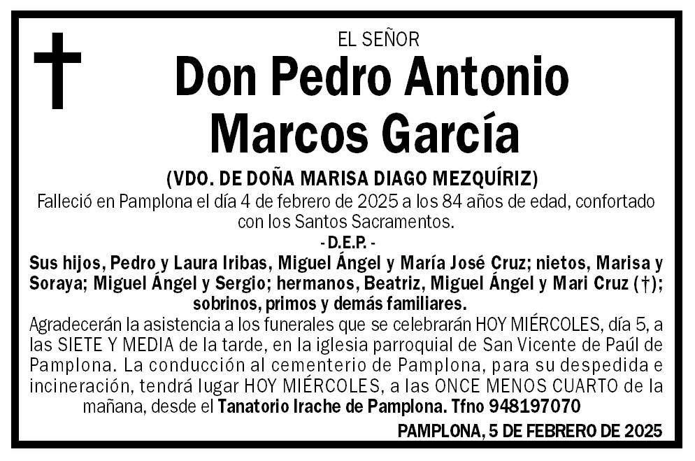 Pedro Antonio Marcos García
