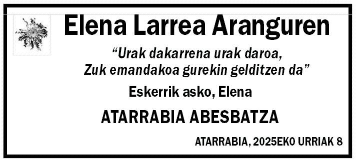 Elena Larrea Aranguren