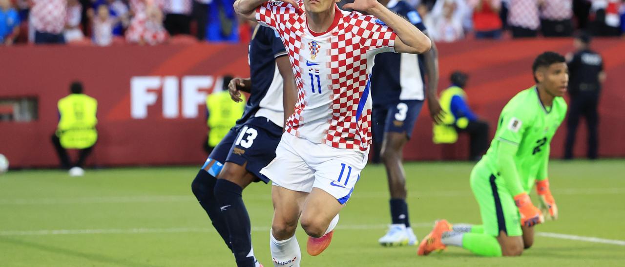 Fotos de Budimir en el partido Panamá-Croacia del Mundial 2026