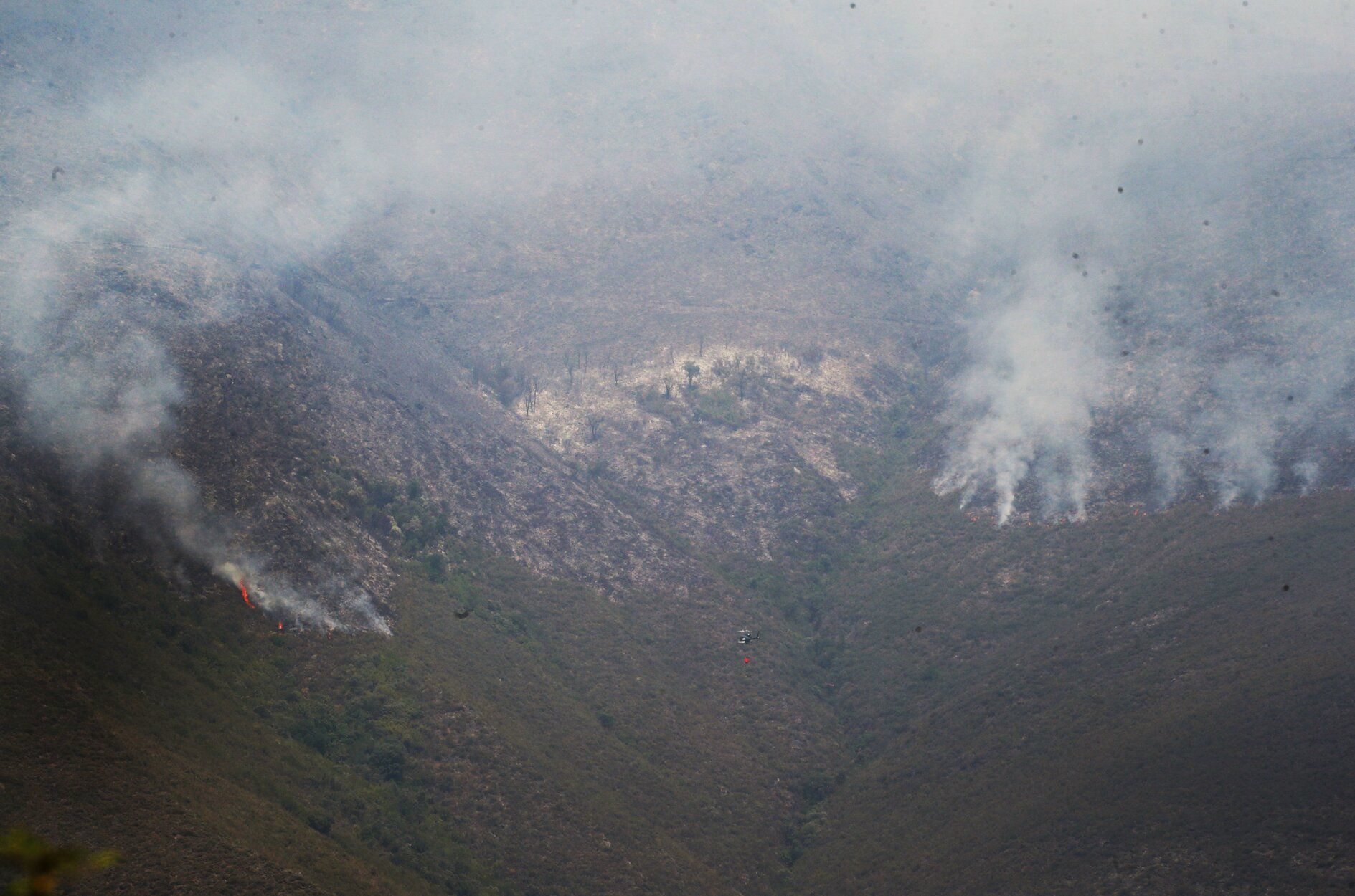 Las Médulas, arrasadas por el fuego: un paisaje desolador