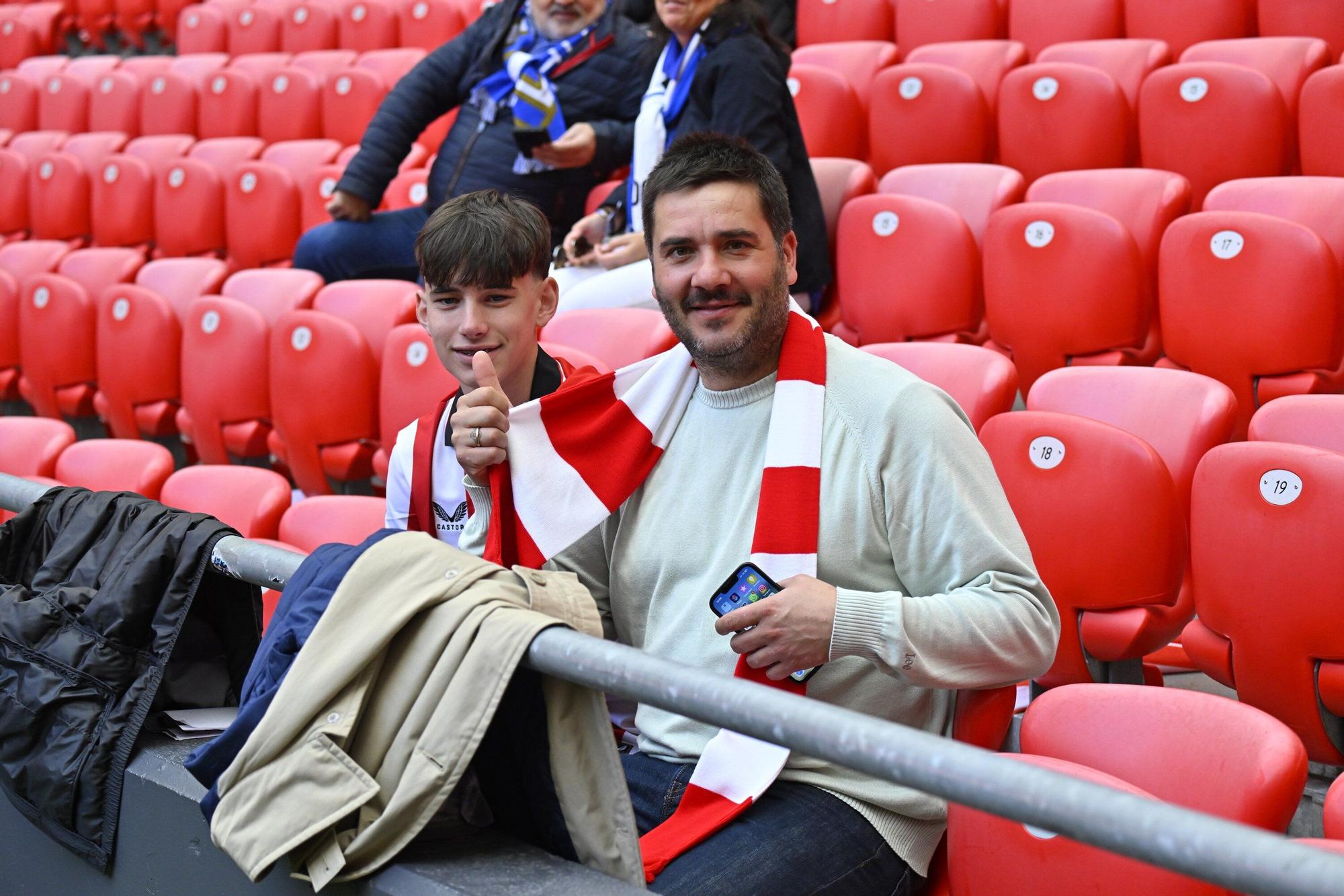 En imágenes: ¿Has estado en San Mamés viendo el Athletic-Real Oviedo? Búscate en nuestra galería