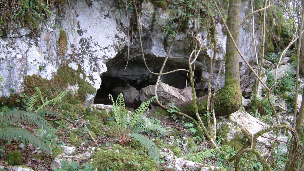 Cueva de Santakutz, en Mendaro