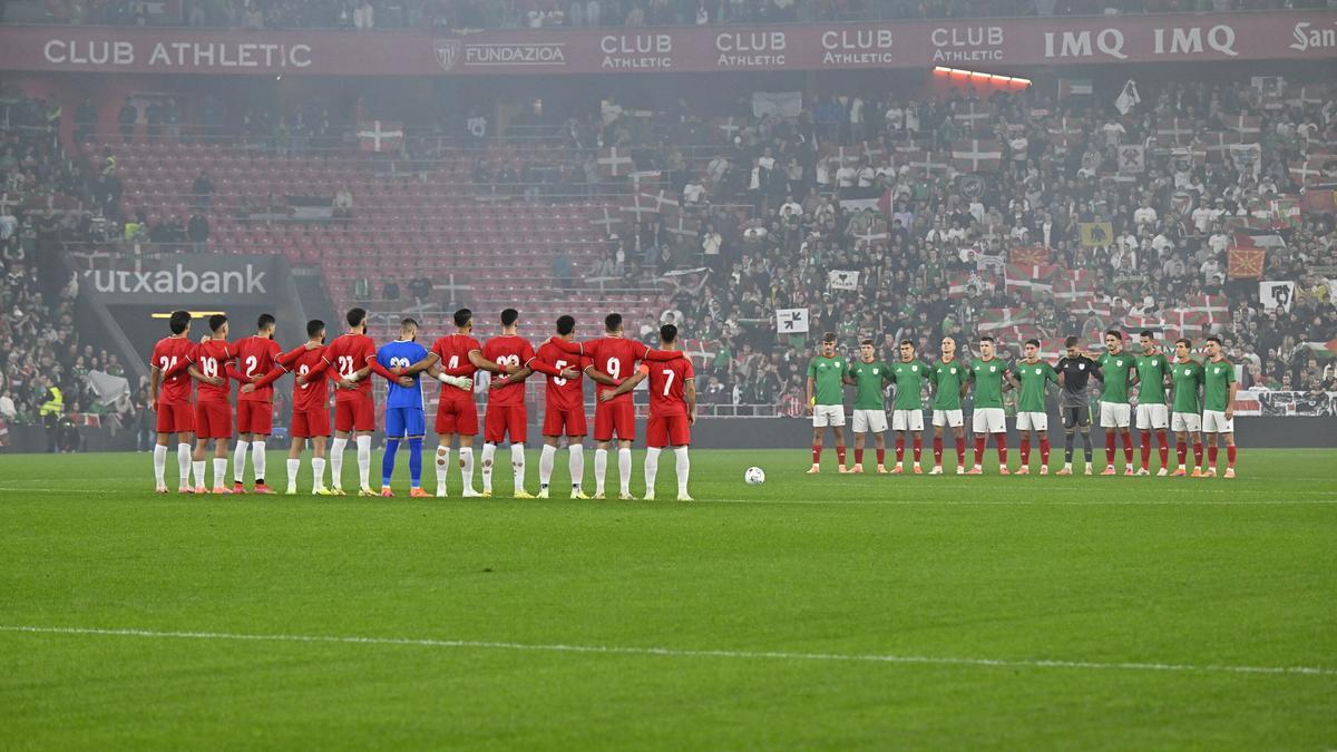 Las imágenes del Euskal Selekzioa - Palestina