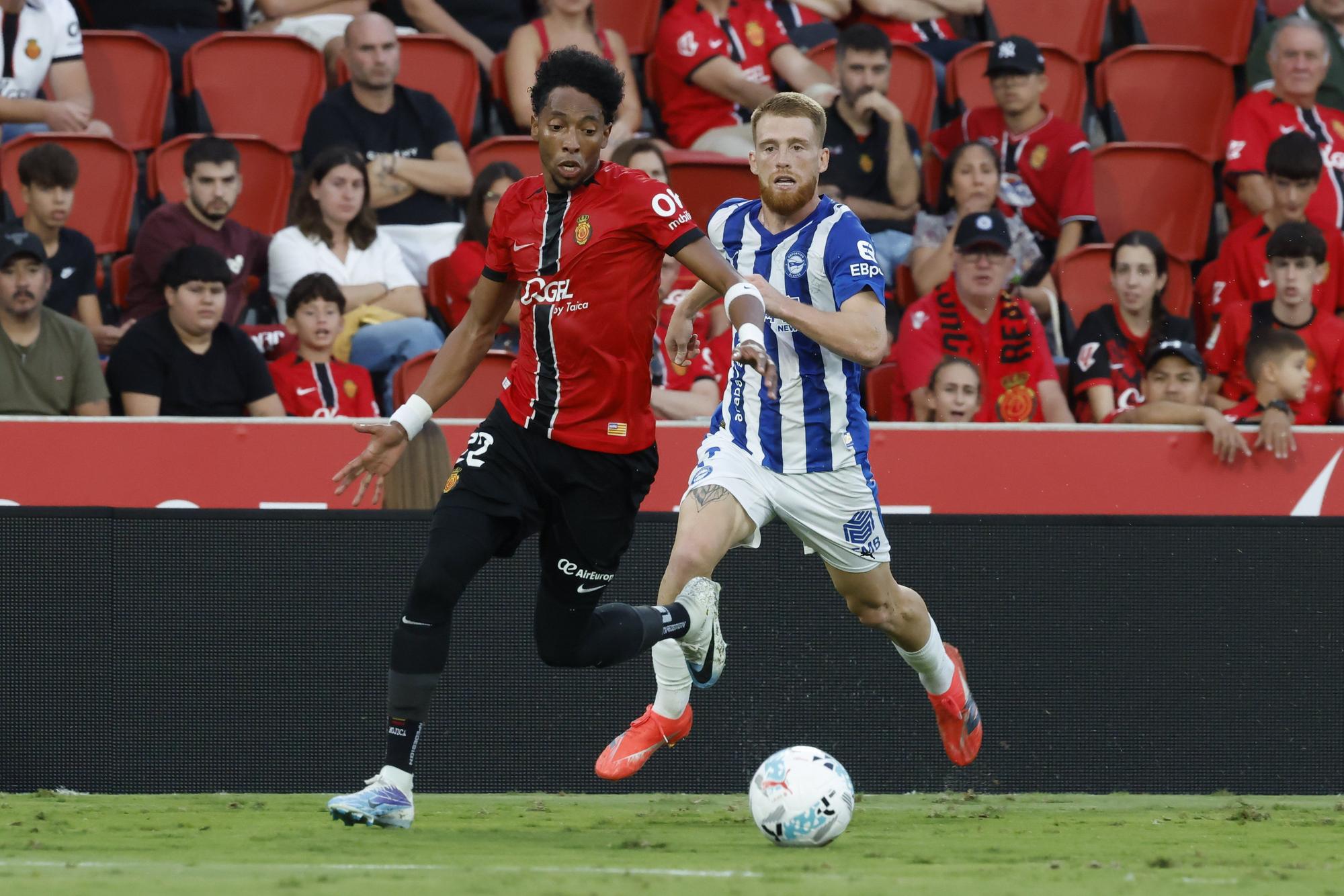 En imágenes: El Alavés pierde ante el Mallorca en Son Moix