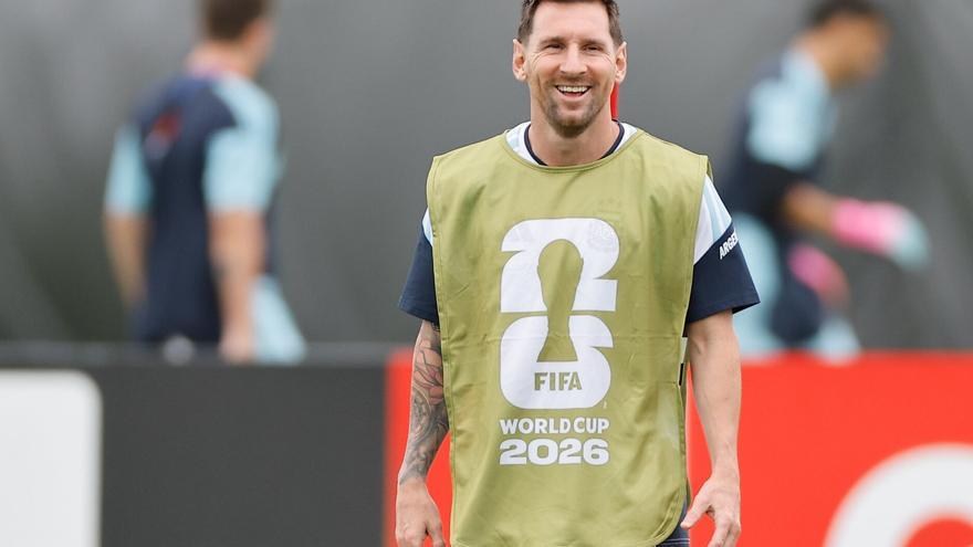 Messi entra de nuevo en acción