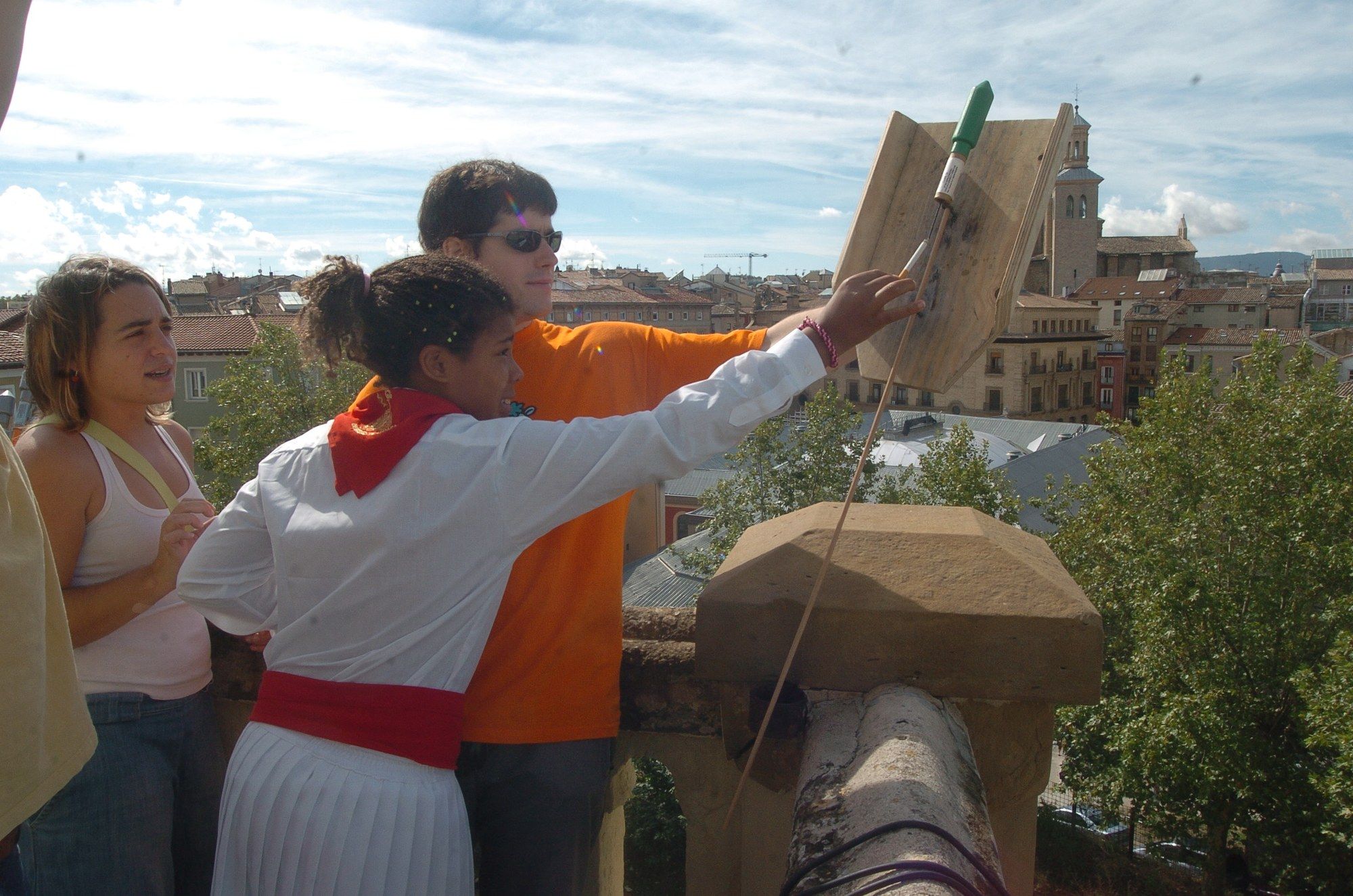 Protagonistas del cohete de San Fermín Txikito a lo largo de los años