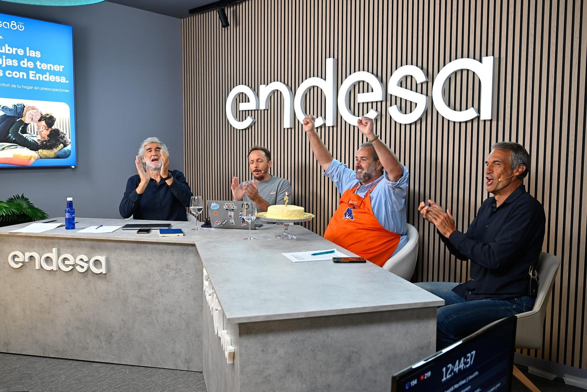 El cocinero David de Jorge celebró su 55 cumpleaños en la nueva tienda Edesa de Bilbao.