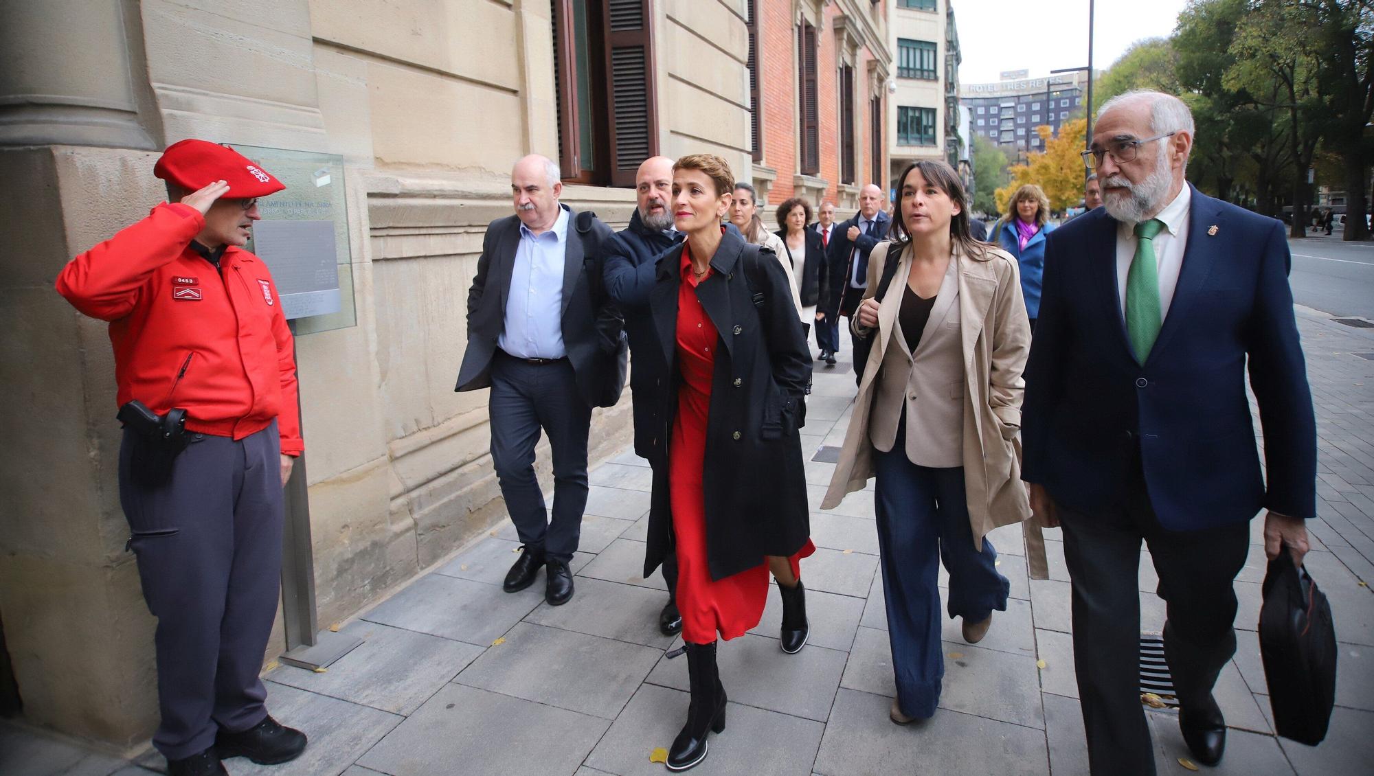 Fotos del debate del estado de la Comunidad foral de 2025