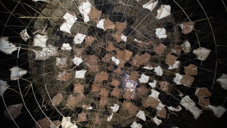 Comienza el desescombro de la sala Tornamira en el Planetario de Pamplona