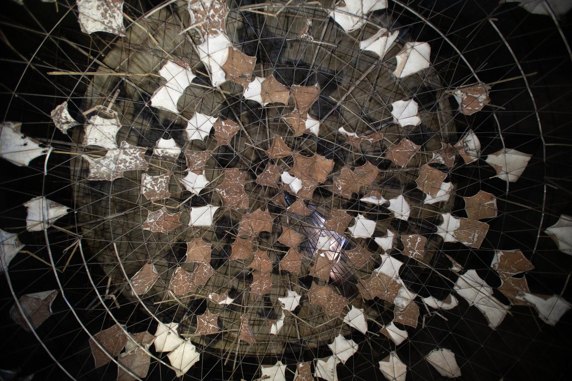 Comienza el desescombro de la sala Tornamira en el Planetario de Pamplona