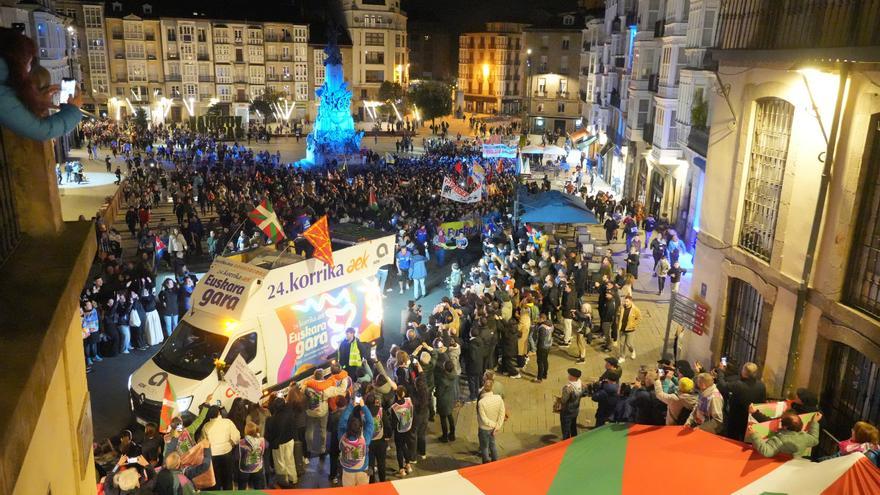 Álava se vuelca con la Korrika