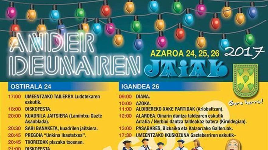 El cartel de las fiestas. Usansolo
