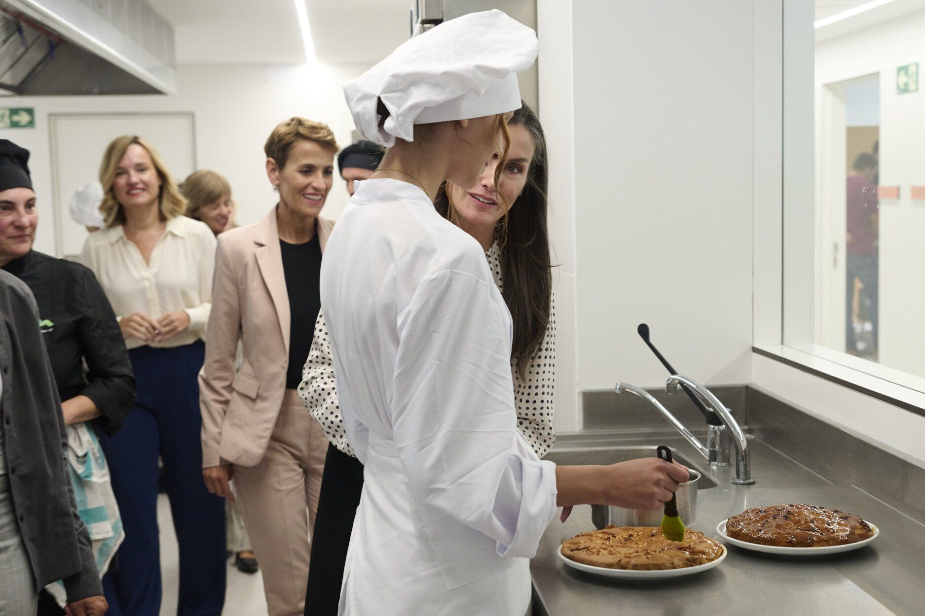 Fotos de la visita de la reina Letizia al CIP FP Lumbier IIP