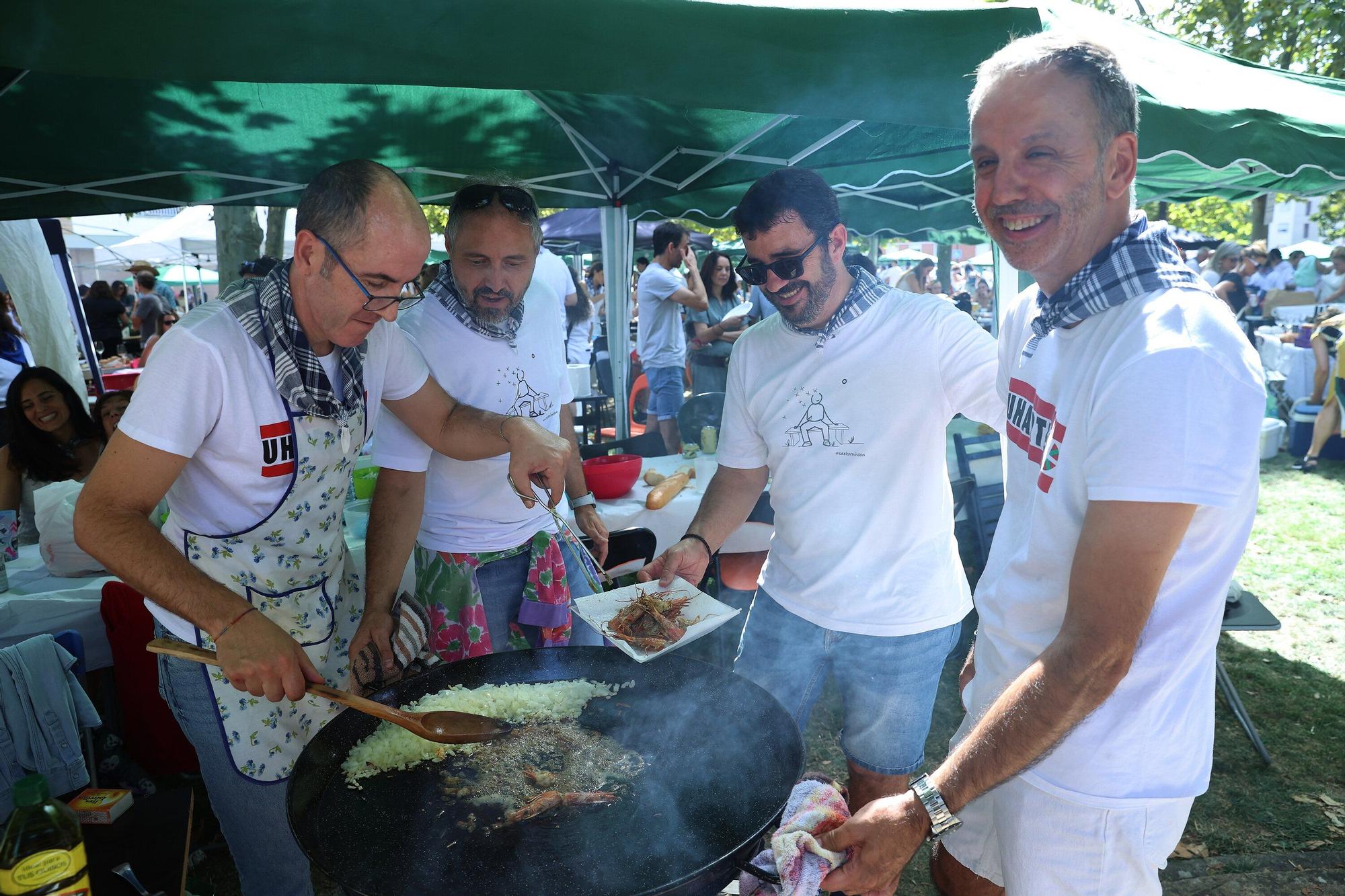 Fotos de la paellada de Huarte