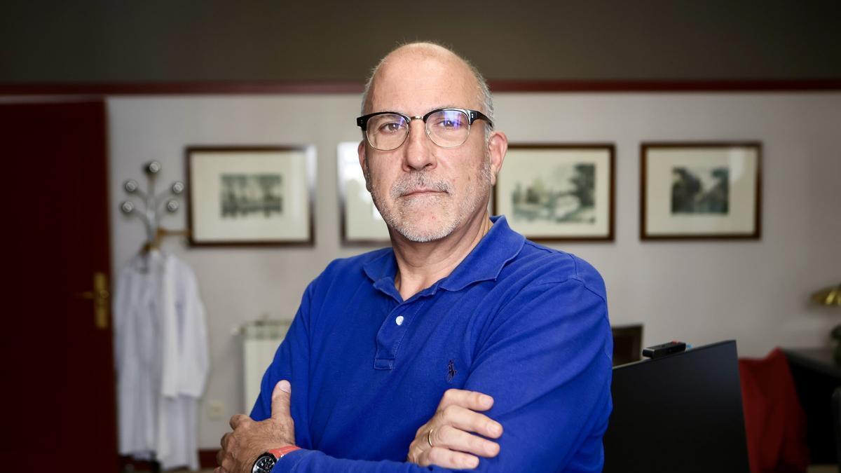Alberto Meléndez, médico paliativista de la OSIAraba y presidente de Babespean.