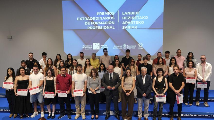 Navarra reconoce el talento de 42 estudiantes de FP y Artes Plásticas