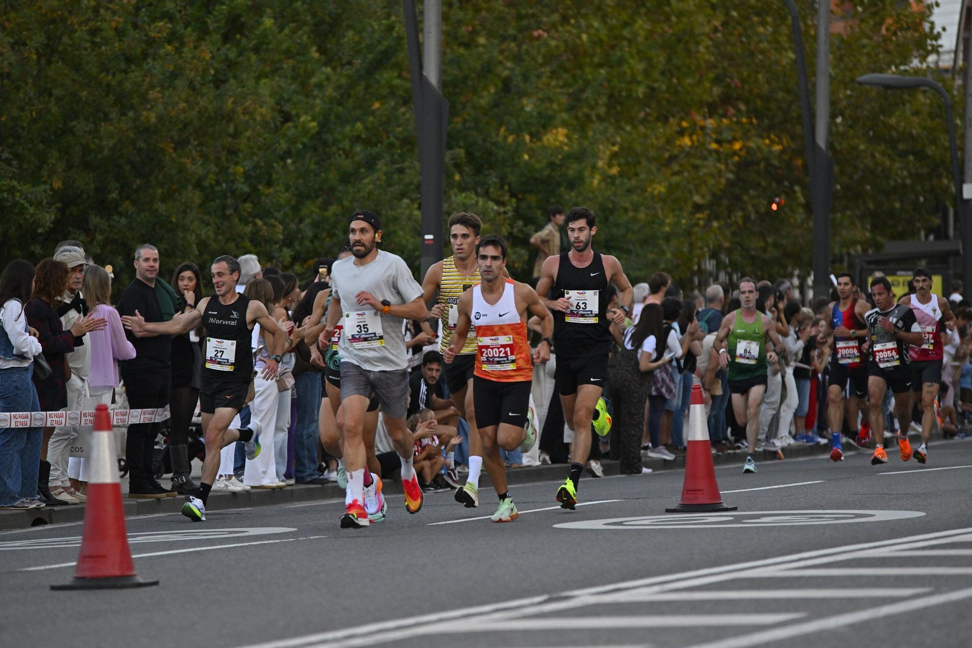 El Bilbao Night Marathon, en imágenes