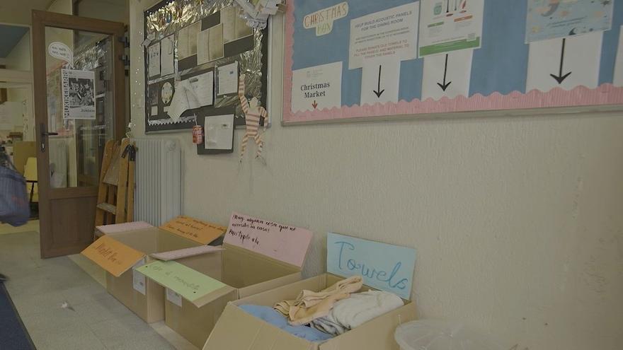 Un colegio vizcaino opta a un premio europeo por un proyecto de reciclaje para reducir ruidos