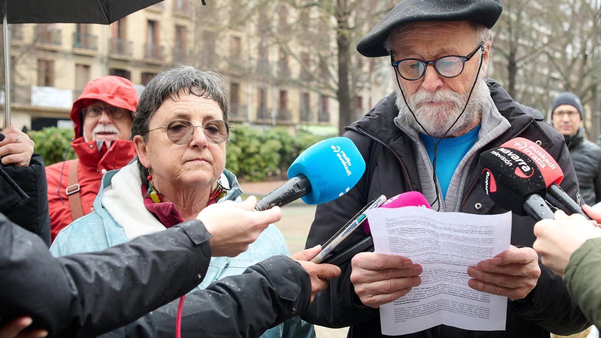 Yolanda Ansó y Koldo Amatria han comparecido ante el Parlamento de Navarra