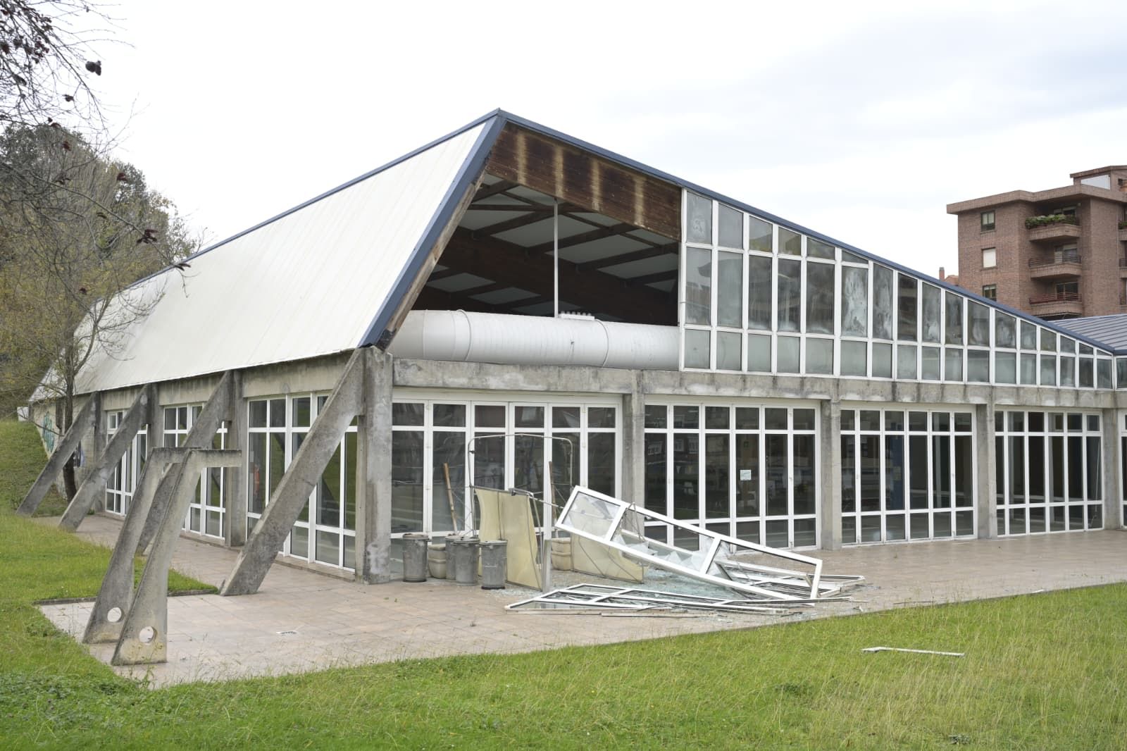 Consecuencias de las fuertes rachas de viento en Bizkaia