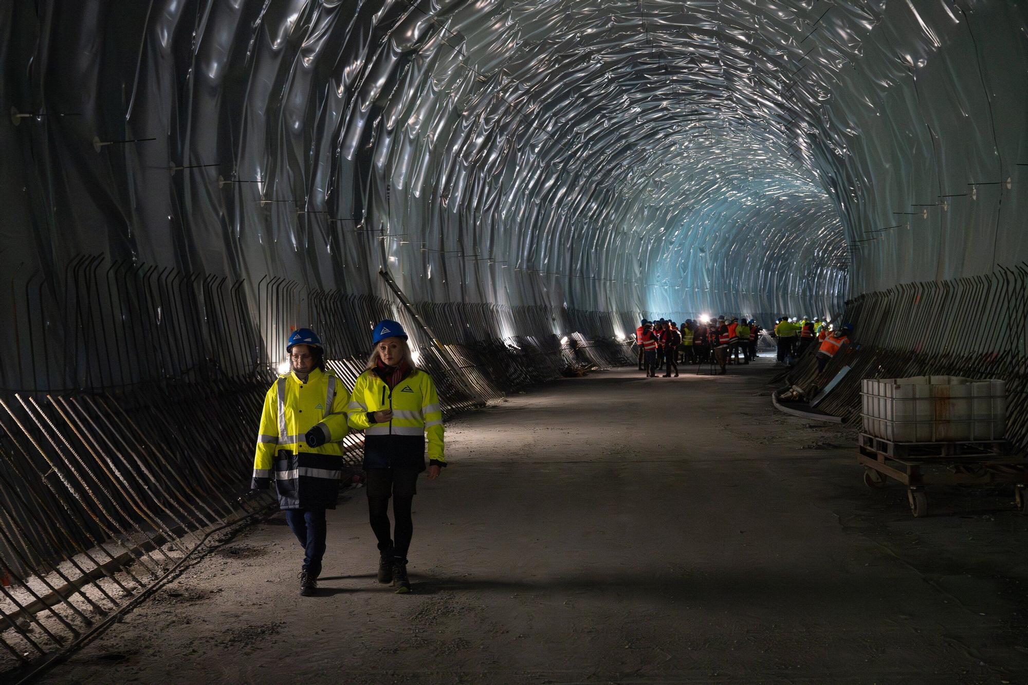 En imágenes: así es el tanque de tormentas de Galindo en Sestao
