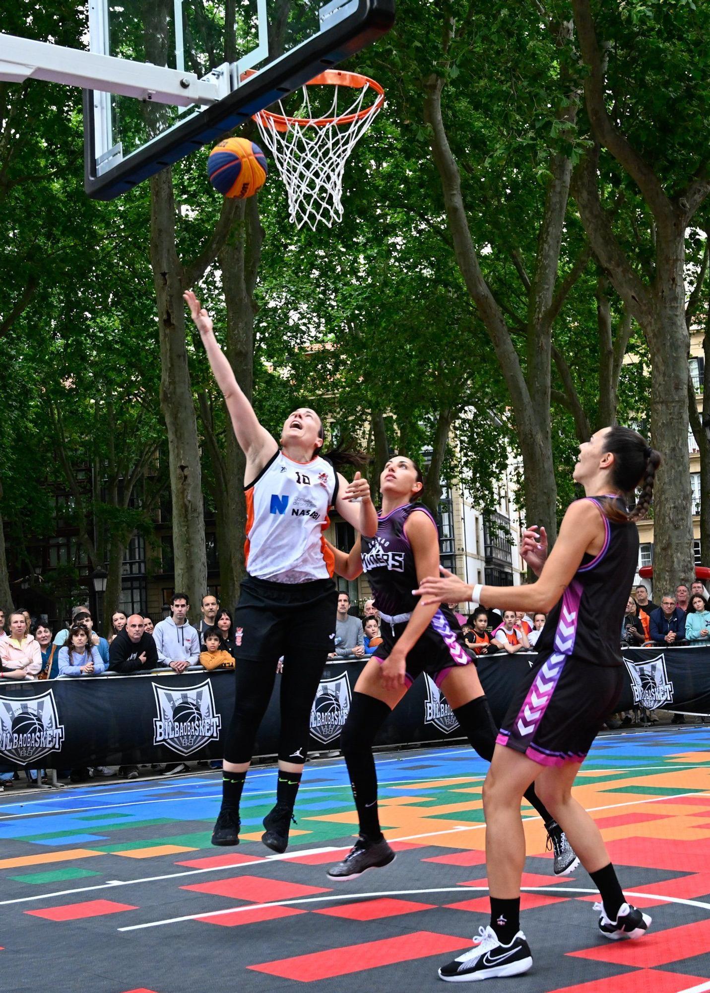 En imágenes: Bilbao se sube al carro del baloncesto 3x3