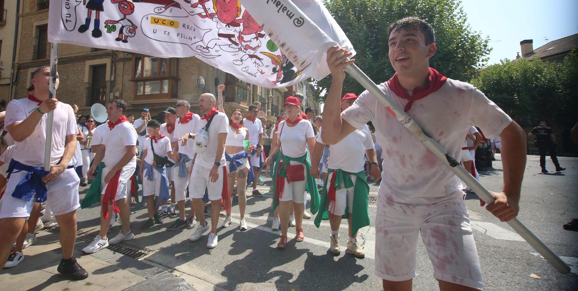 Fotos del chupinazo de Tafalla