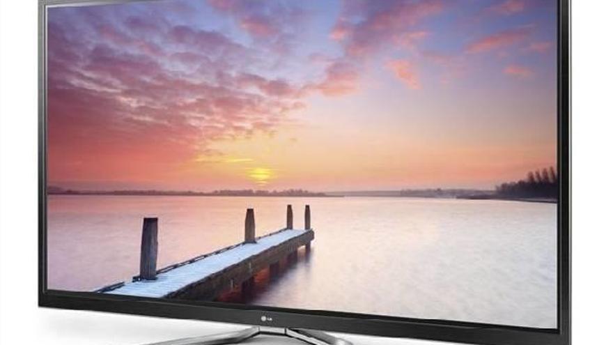 Imagen promocional de los nuevos televisores con tecnología PLED, desarrolladas por LG.