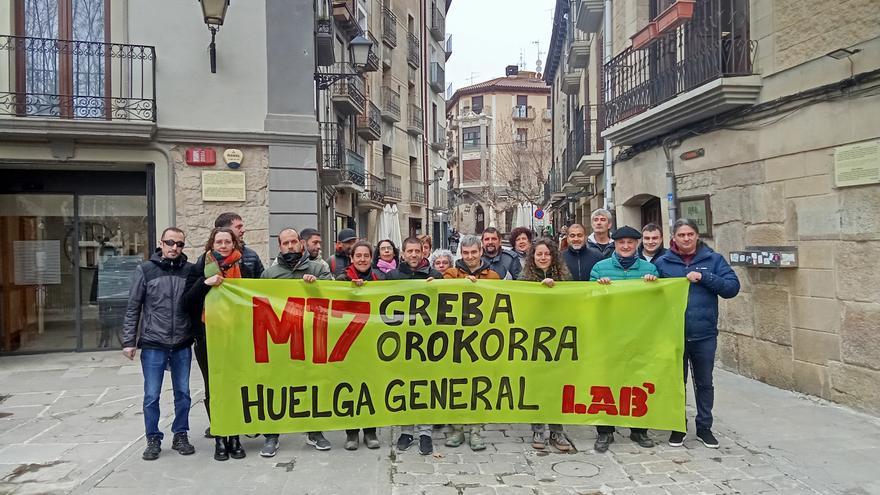 LAB llama a una huelga general en Tafalla el próximo 17 de marzo