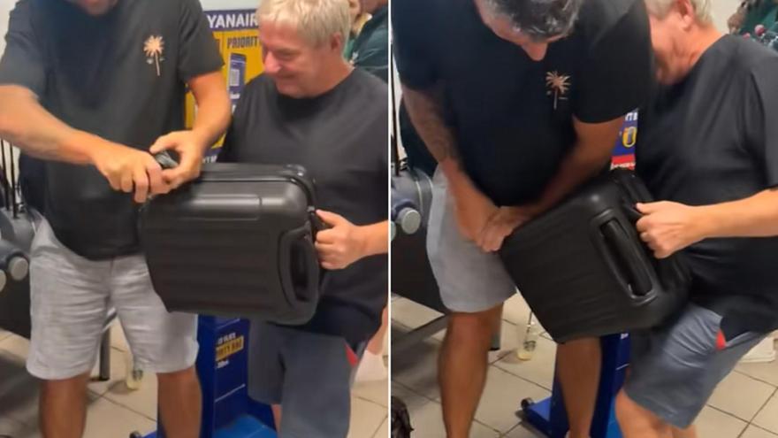 No quiso pagar el recargo de Ryanair por su maleta y tomó una decisión extrema en pleno aeropuerto