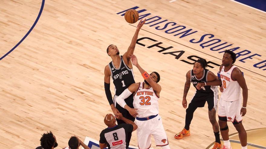 Wembanyama rescata a los Spurs y evita que los Knicks acaricien el título