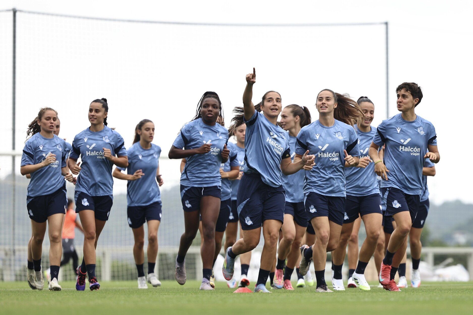 Primer entrenamiento de la Real femenino